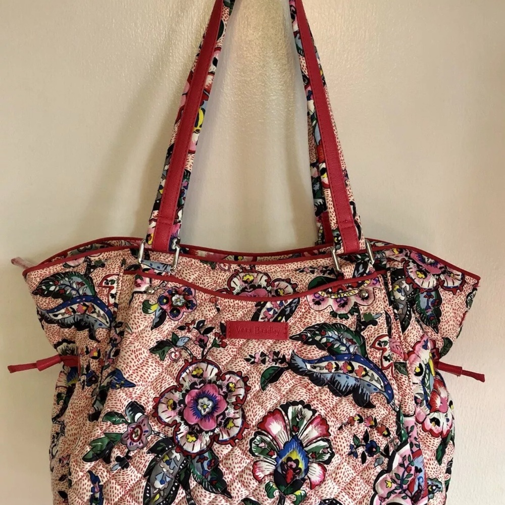 Vera Bradley Iconic Glenna Pink Satchel